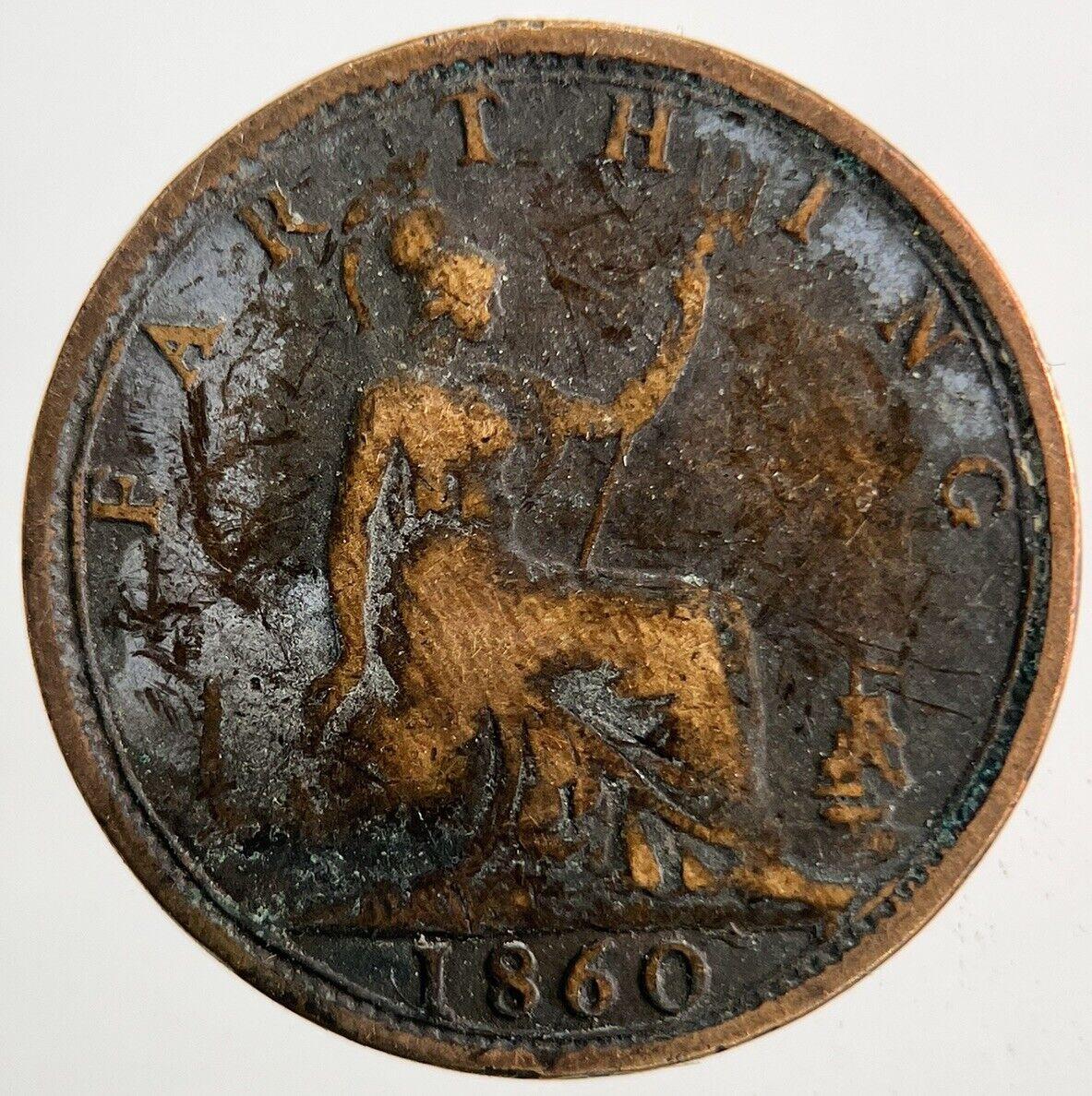 1860 Victoria Farthing Coin | Fine Collectable Grade