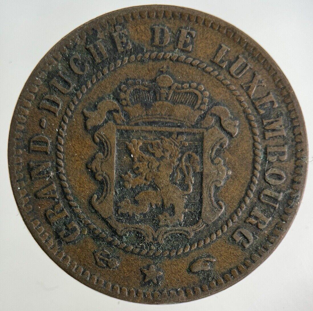 1860 Luxembourg 5 Centimes Coin | Fine Collectable Grade