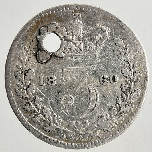 1860 Victoria Threepence Silver Coin | Collectable Grade