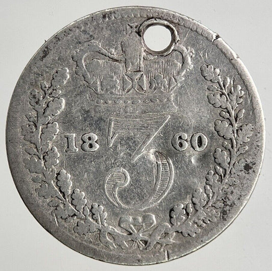 1860 Victoria Threepence Silver Coin | Collectable Grade