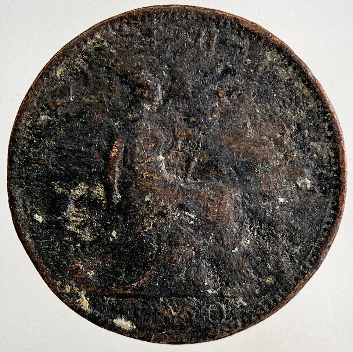1860 Victoria Farthing Coin | Fair Grade