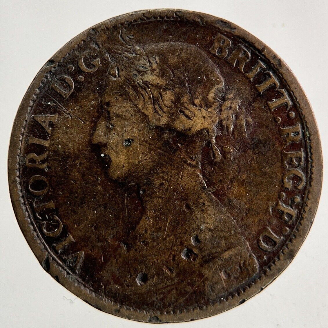 1860 Victoria Farthing Coin | Collectable Grade