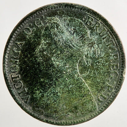 1860 Victoria Farthing Coin | Fine Collectable Grade