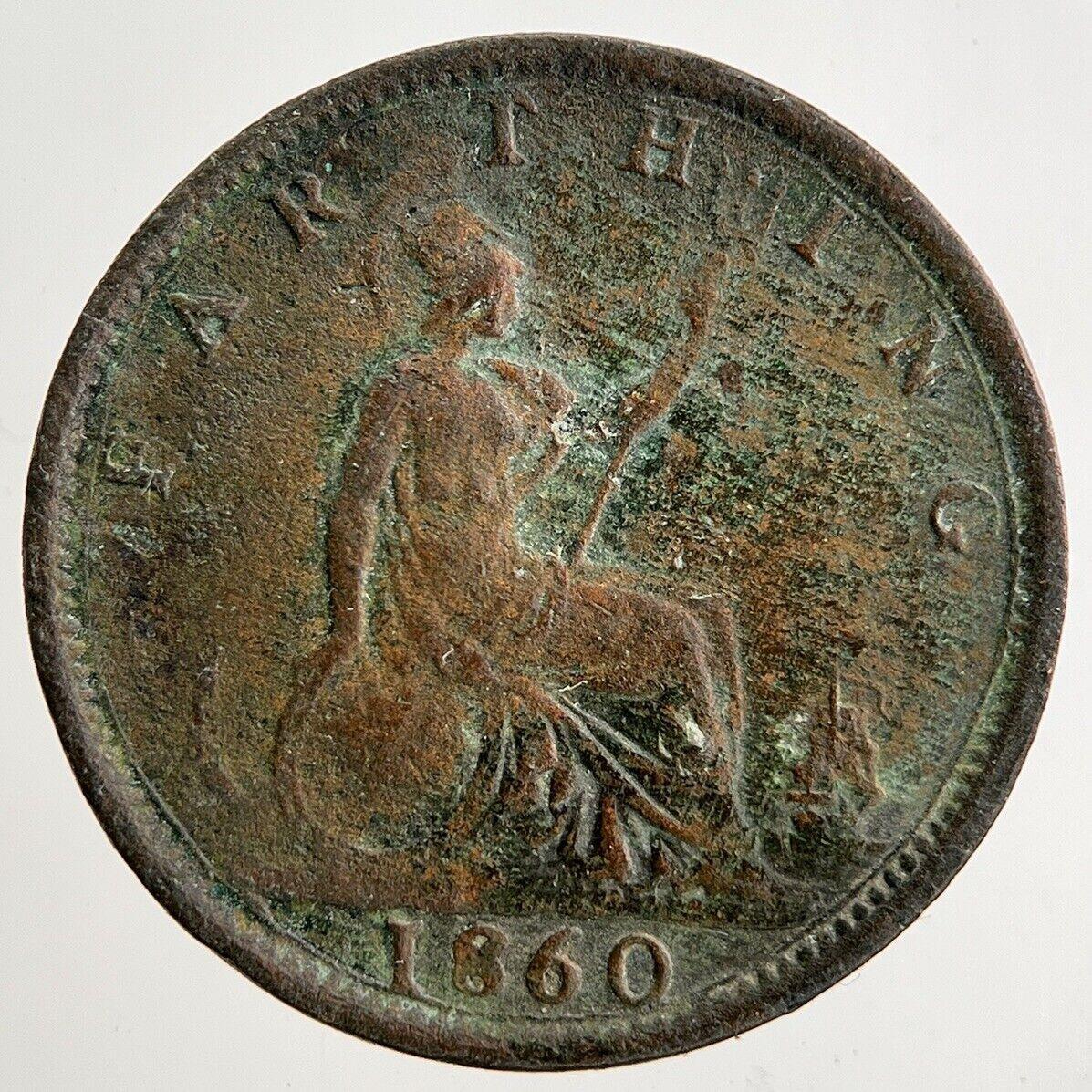 1860 Victoria Farthing Coin | Collectable Grade