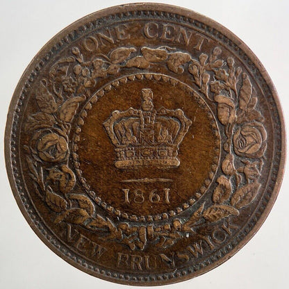 1861 Canada Nova Scotia One Cent Coin | Very High Grade
