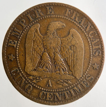 1861 France 5 Centimes Coin | Collectable Grade