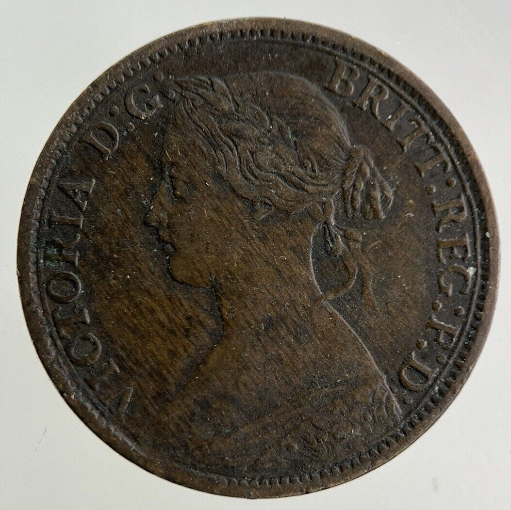 1861 Victoria Farthing Coin | Fine Collectable Grade