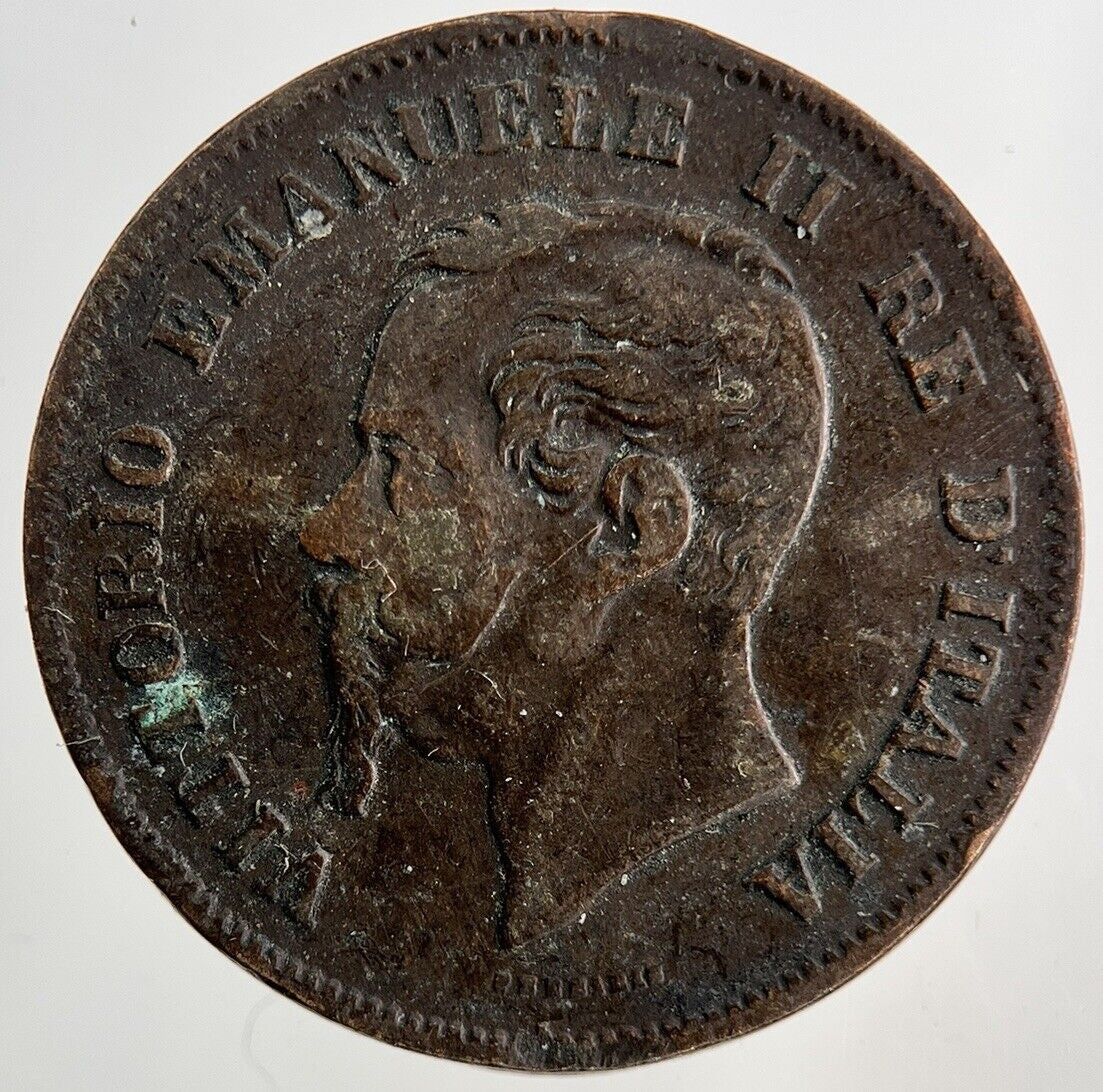 1861 Italy 5 Centesimi Coin | Collectable Grade