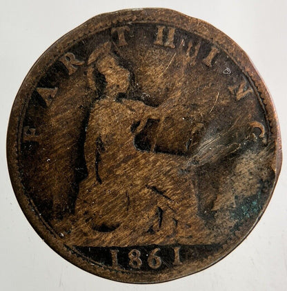 1861 Victoria Farthing Coin | Collectable Grade