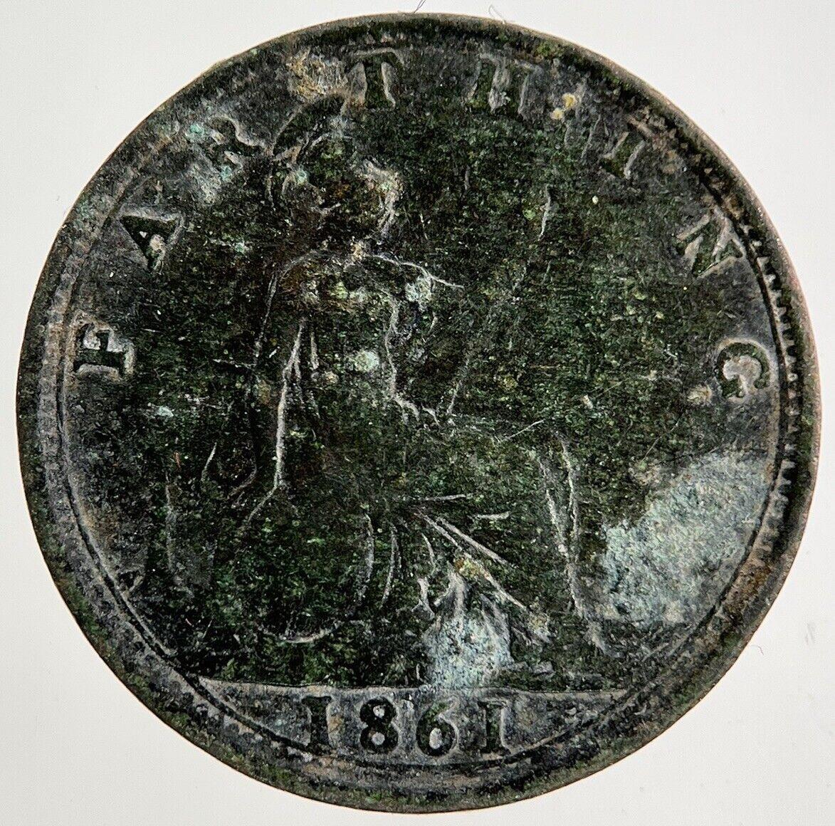 1861 Victoria Farthing Coin | Collectable Grade