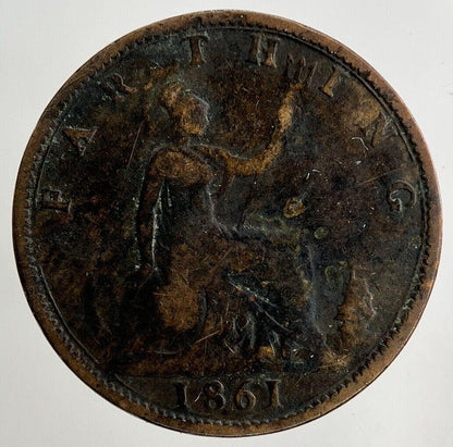 1861 Victoria Farthing Coin | Collectable Grade