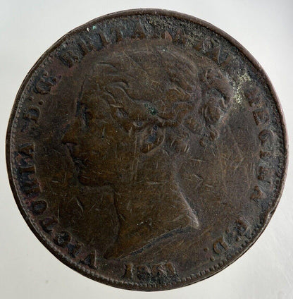 1861 Jersey 1/26 One Twenty Sixth Of A Shilling Coin | Fine Collectable Grade
