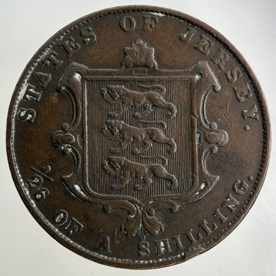 1861 Jersey 1/26 One Twenty Sixth Of A Shilling Coin | Very High Grade
