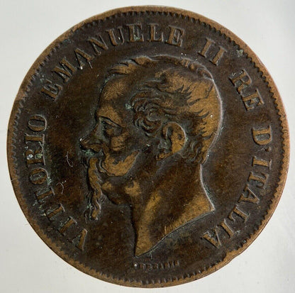 1861 Italy 5 Centesimi Coin | Fine Collectable Grade