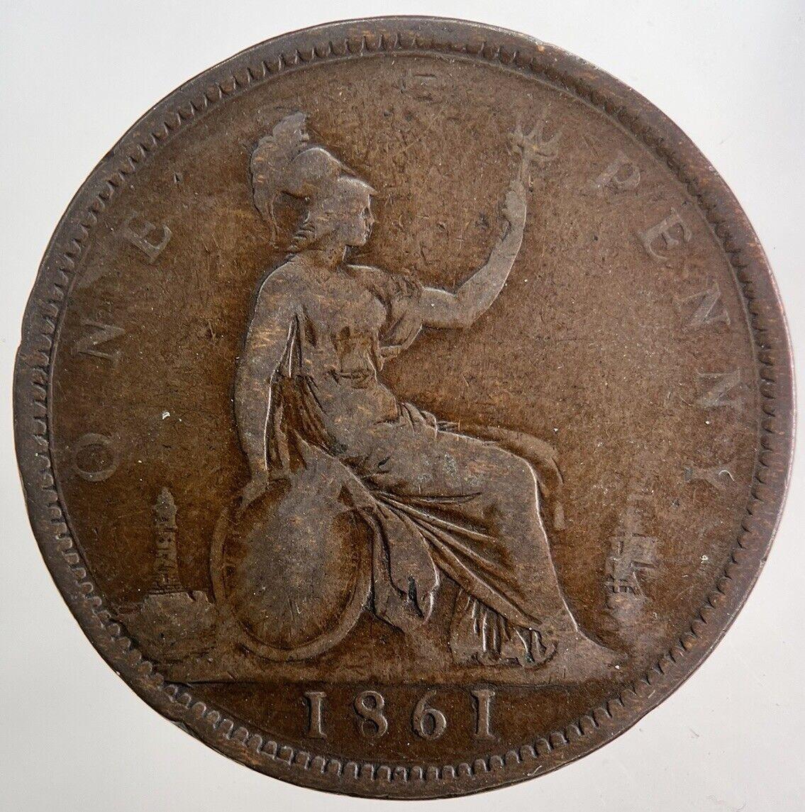 1861 Victoria Penny Coin | Collectable Grade | a5772