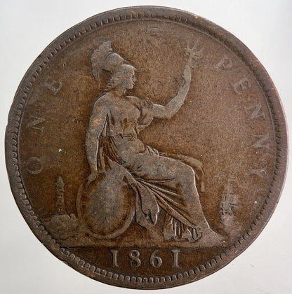 1861 Victoria Penny Coin | Collectable Grade | a5772