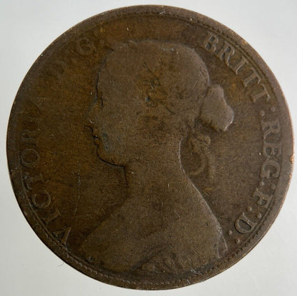 1861 Victoria Half-Penny Coin | Collectable Grade