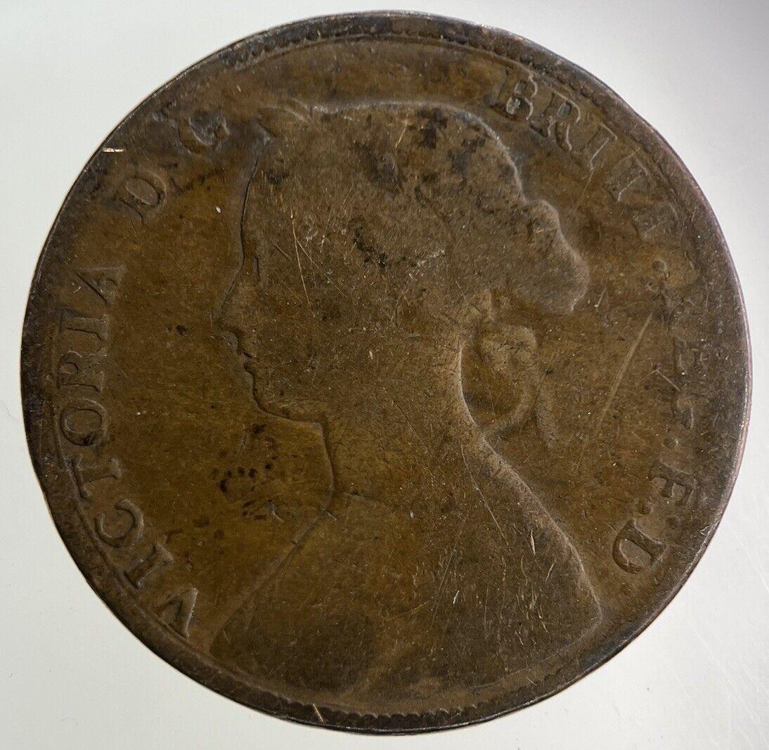1861 Victoria Half-Penny Coin | Collectable Grade