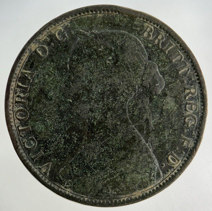 1861 Victoria Half-Penny Coin | Collectable Grade