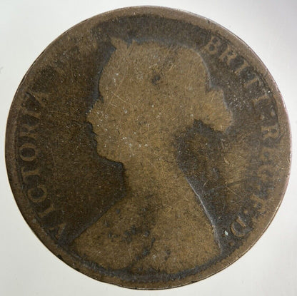 1861 Victoria Half-Penny Coin | Collectable Grade