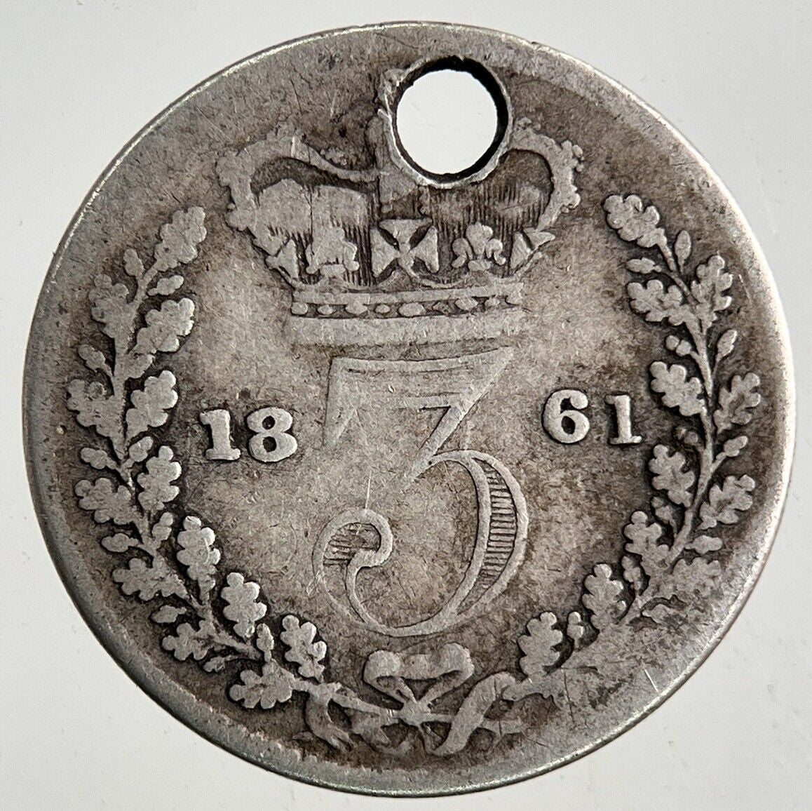 1861 Victoria Threepence Silver Coin | Collectable Grade