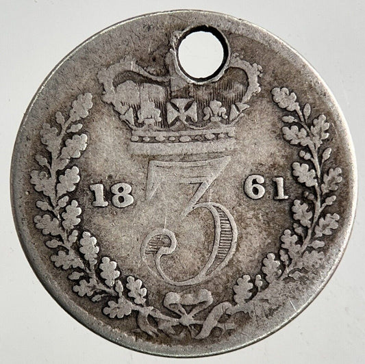 1861 Victoria Threepence Silver Coin | Collectable Grade