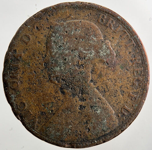 1861 Victoria Half-Penny Coin | Collectable Grade