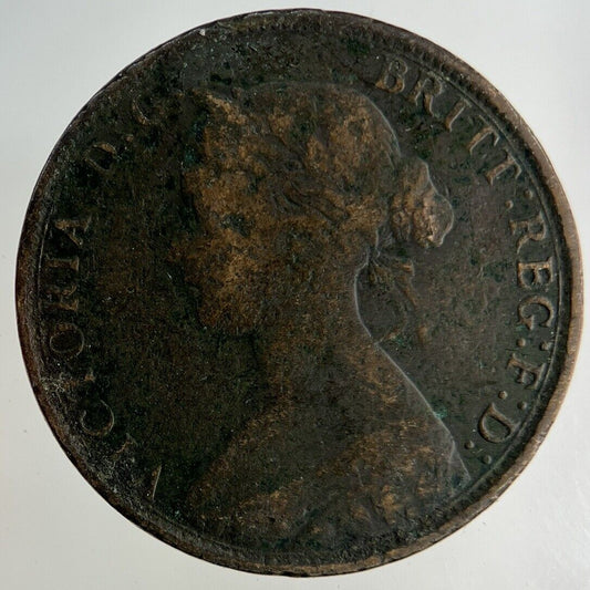 1861 Victoria Half-Penny Coin | Collectable Grade