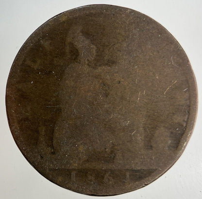 1861 Victoria Half-Penny Coin | Collectable Grade
