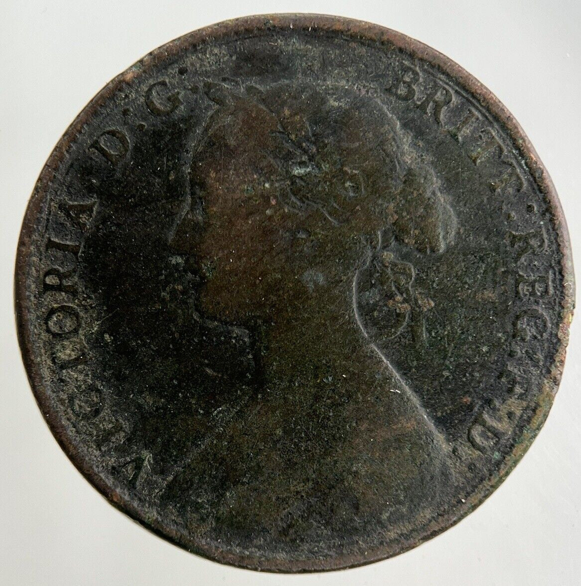 1861 Victoria Half-Penny Coin | Collectable Grade