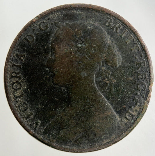 1861 Victoria Half-Penny Coin | Collectable Grade
