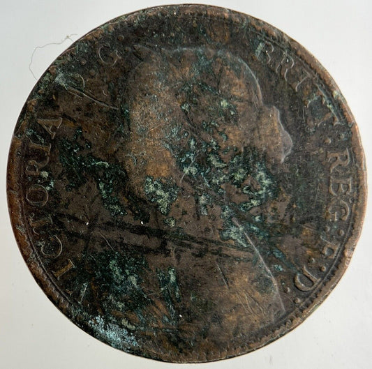 1861 Victoria Half-Penny Coin | Collectable Grade