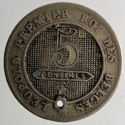 1862 Belgium 5 Centimes Coin | Collectable Grade