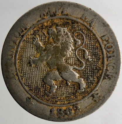 1862 Belgium 5 Centimes Coin | Collectable Grade
