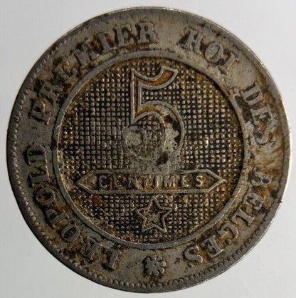 1862 Belgium 5 Centimes Coin | Collectable Grade