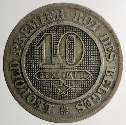 1862 Belgium 10 Centimes Coin | Collectable Grade