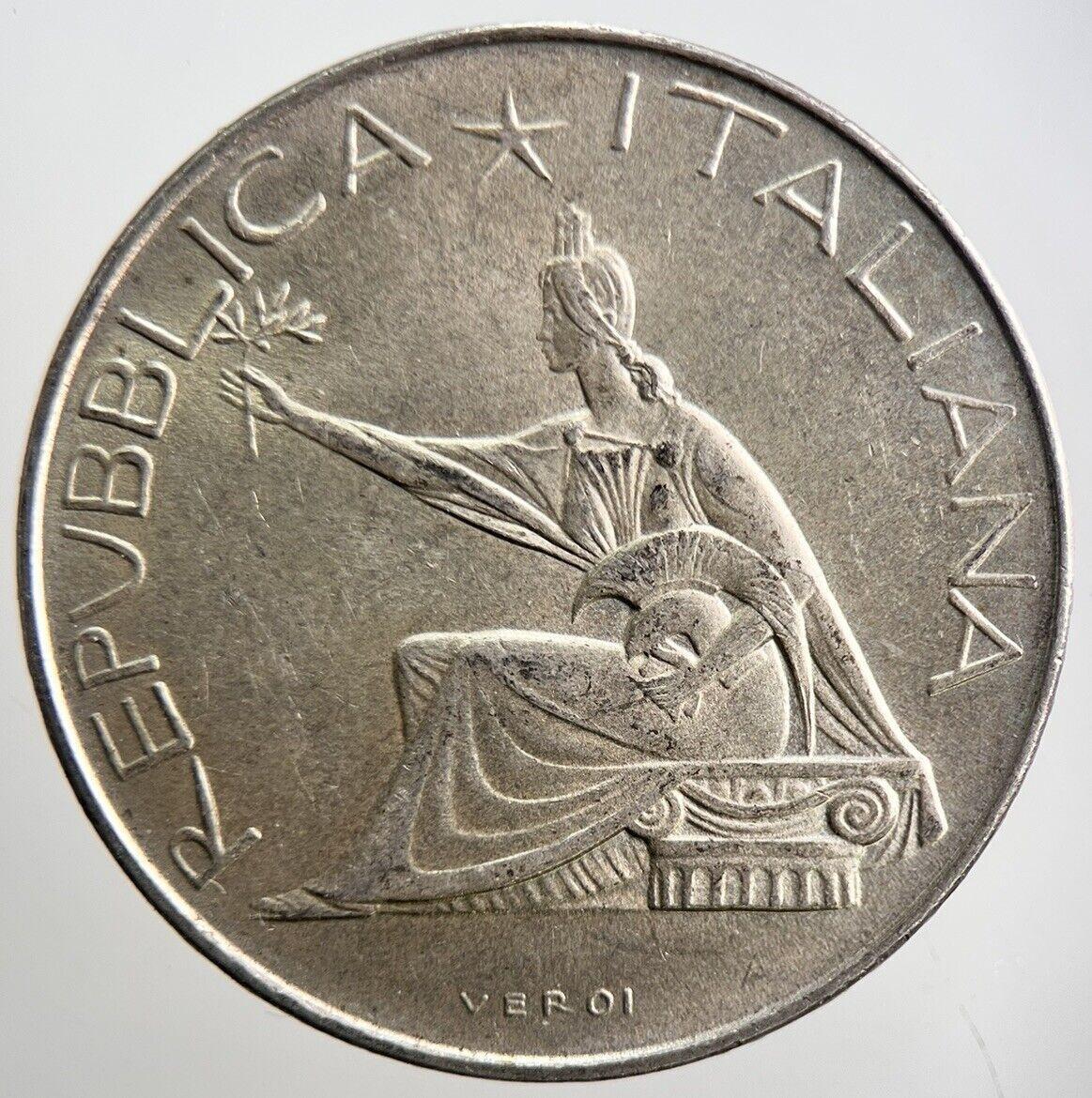 1861-1961 Italy 500 Lira Silver Coin | Very High Grade | a3655