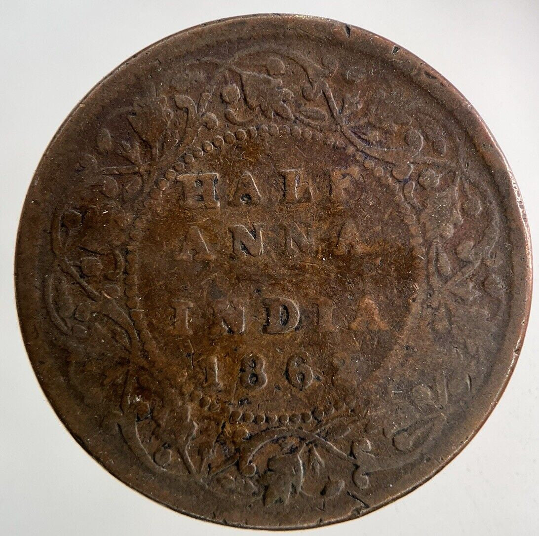 1862 India Half Anna Coin | Collectable Grade