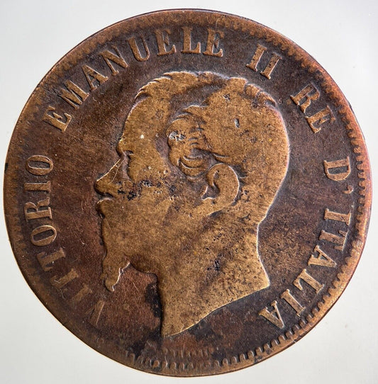 1862 Italy 10 Centesimi Coin | Collectable Grade