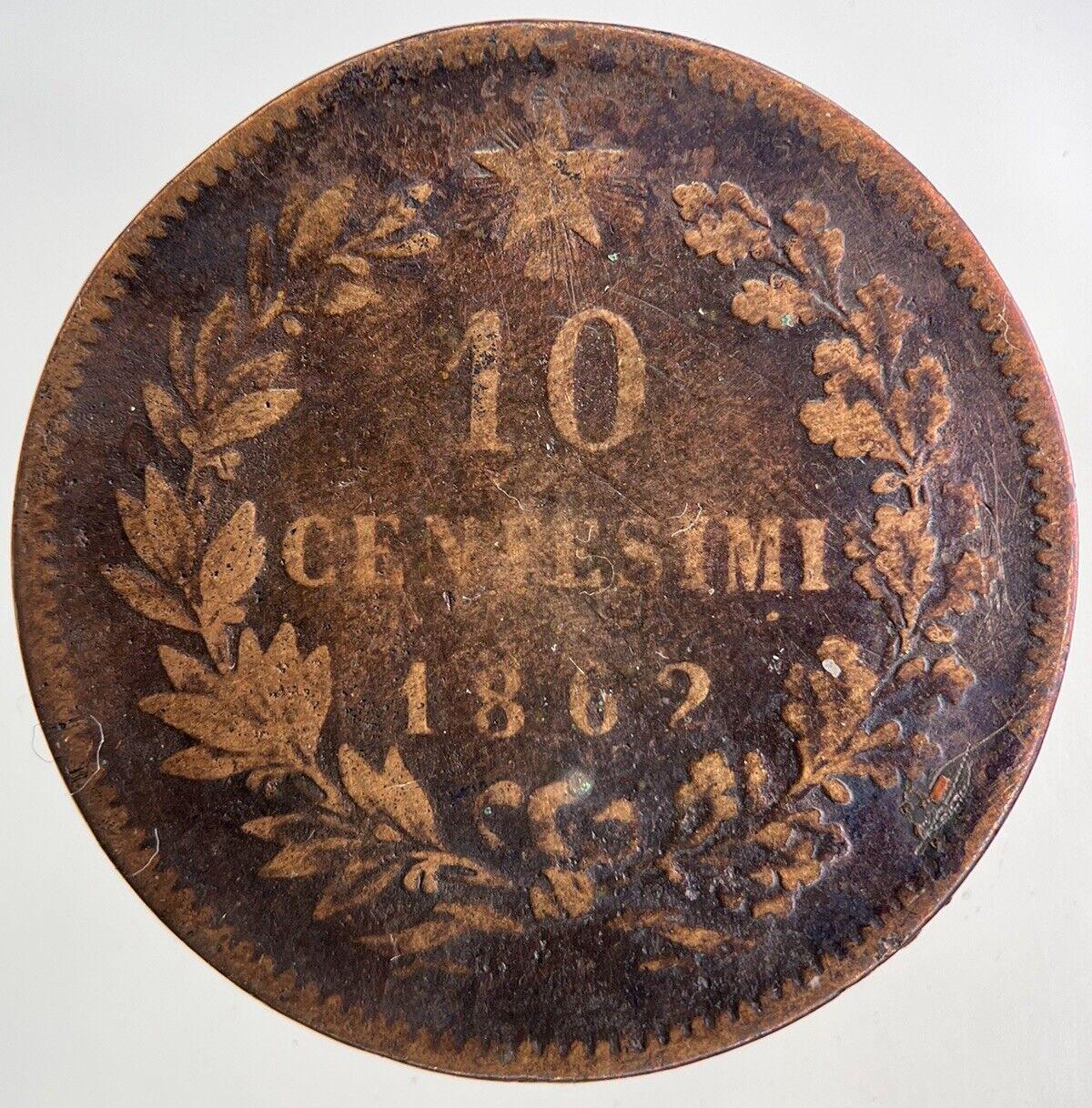 1862 Italy 10 Centesimi Coin | Collectable Grade