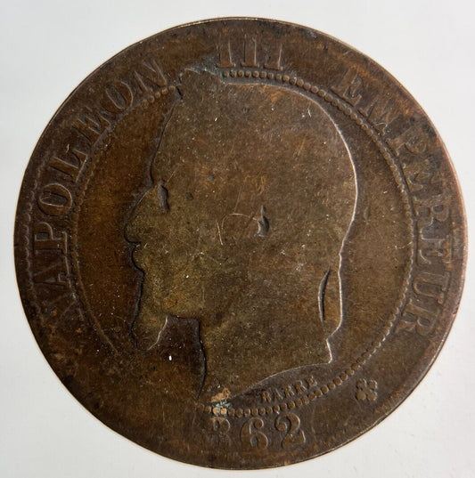 1862 France 5 Centimes Coin | Fair Grade