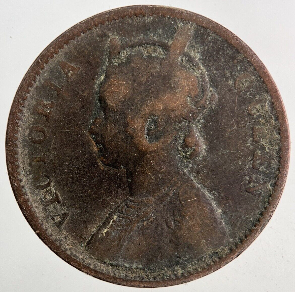 1862 India 1/4 Quarter Anna Coin | Collectable Grade