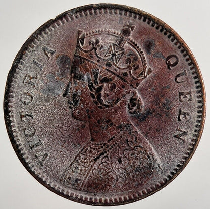 1862 India 1/4 Quarter Anna Coin | Very High Grade | a5025