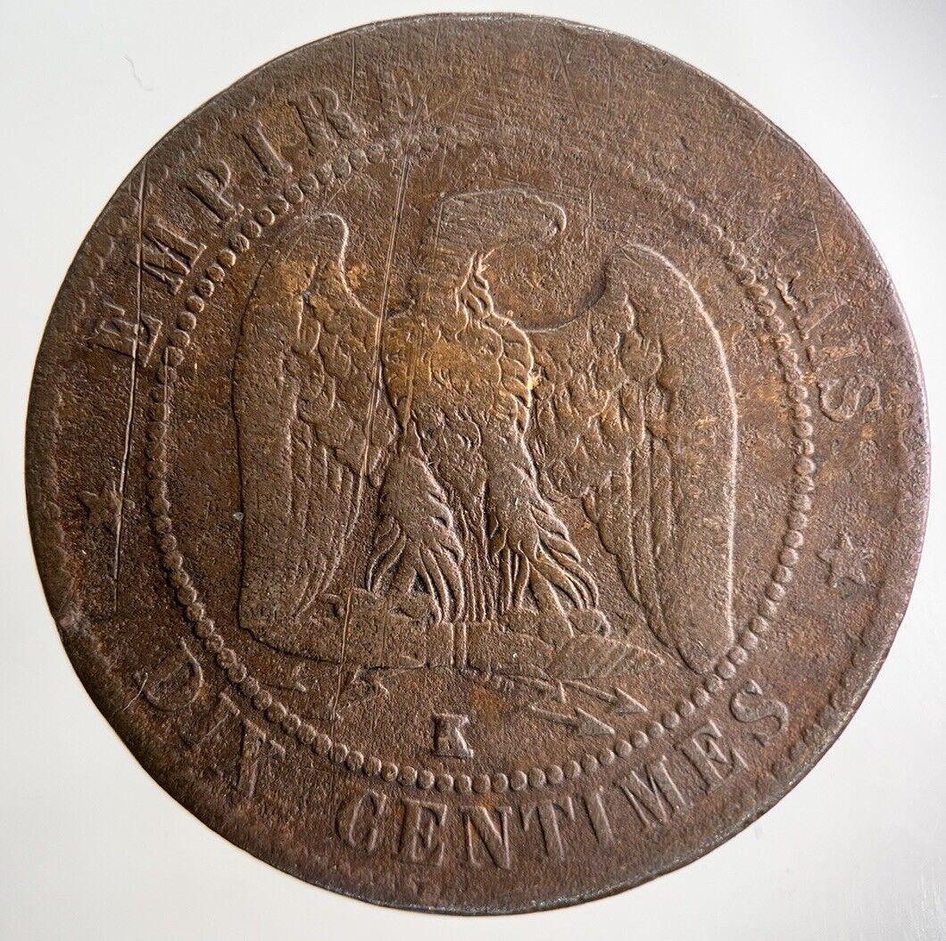 1862 France 10 Centimes Coin | Collectable Grade