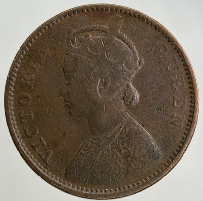 1862 India Quarter 1/4 Anna Coin | Fine Collectable Grade