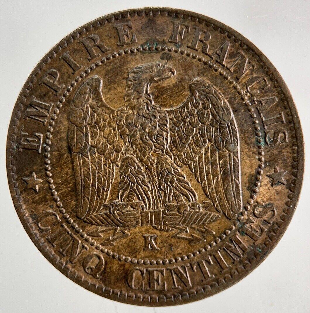 1862 France 5 Centimes Coin | Very High Grade