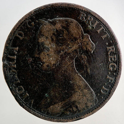 1862 Victoria Half-Penny Coin | Collectable Grade