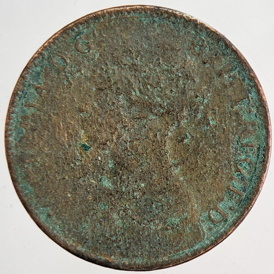1862 Victoria Farthing Coin | Fair Grade | a6172