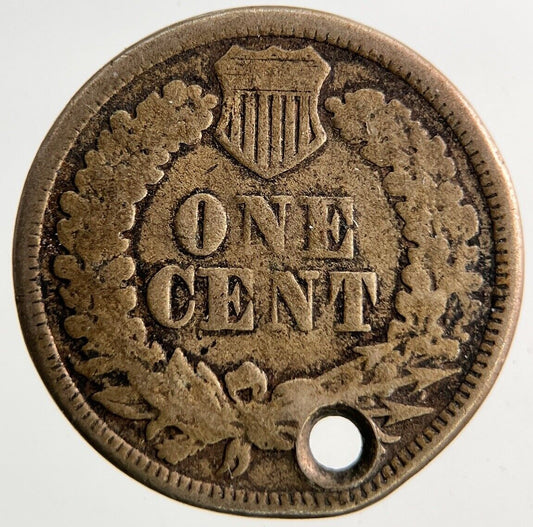 1862 US USA One Cent Coin | Fine Collectable Grade