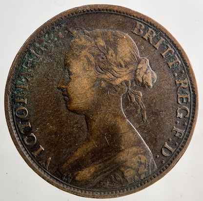 1862 Victoria Half-Penny Coin | Collectable Grade